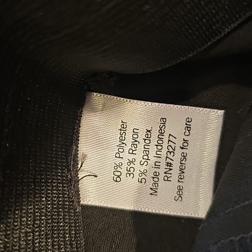 New Nine West Side Zip Skinny High Rise Black pants...size 10...FREE SHIPPING - Picture 9 of 9